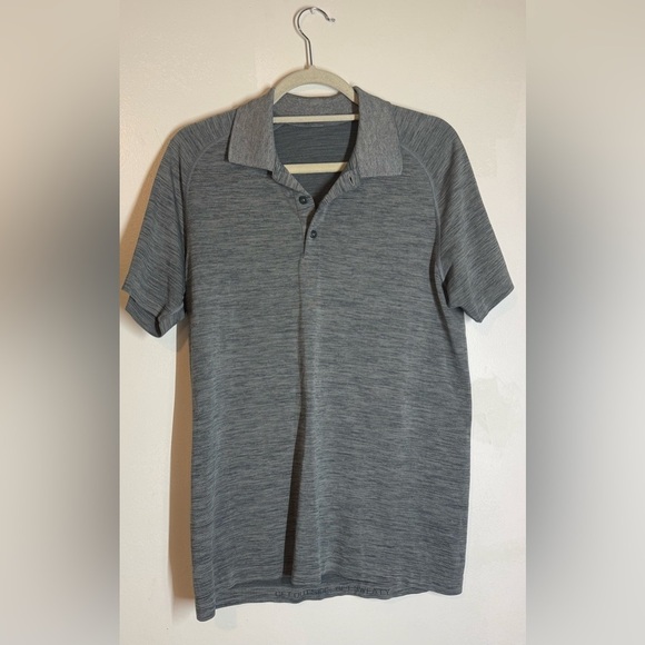 lululemon athletica Other - Lululemon Metal Vent Tech Polo - Heathered Gray